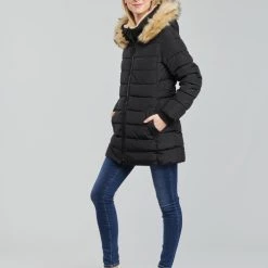 Vêtements Femme Doudounes Only ONLCAMILLA Noir -Manteaux Soldes Magasin 21117280 500 C