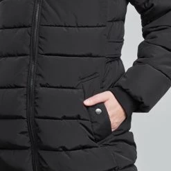 Vêtements Femme Doudounes Only ONLCAMILLA Noir -Manteaux Soldes Magasin 21117280 500 E