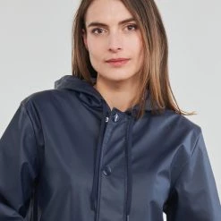 Vêtements Femme Parkas Petit Bateau BAIGA Marine 11 Vêtements Femme Parkas Petit Bateau BAIGA Marine -Manteaux Soldes Magasin 21144778 500 E