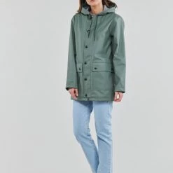 Vêtements Femme Parkas Petit Bateau BAIGA Kaki -Manteaux Soldes Magasin 21144779 500 C