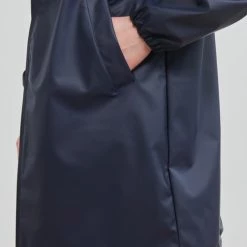 Vêtements Femme Parkas Petit Bateau BAHINI Marine -Manteaux Soldes Magasin 21144781 500 E