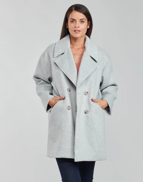 Vêtements Femme Manteaux Betty London PYAME Gris 3 Vêtements Femme Manteaux Betty London PYAME Gris