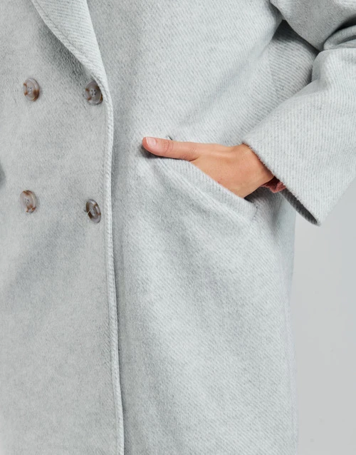 Vêtements Femme Manteaux Betty London PYAME Gris 7 Vêtements Femme Manteaux Betty London PYAME Gris – Image 5