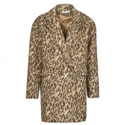Vêtements Femme Manteaux Moony Mood CIELLO Marron / Beige -Manteaux Soldes Magasin 21180013 500 A