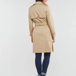 Vêtements Femme Trenchs Esprit BCI F LL Trench Beige -Manteaux Soldes Magasin 21238016 500 D