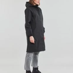 Vêtements Femme Parkas Aigle FULLRAIN BLACK ONYX -Manteaux Soldes Magasin 21255477 500 C