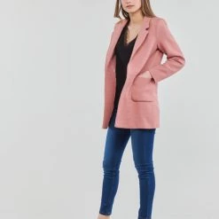 Vêtements Femme Manteaux Only ONLBAKER Rose 9 Vêtements Femme Manteaux Only ONLBAKER Rose -Manteaux Soldes Magasin 21518279 500 C