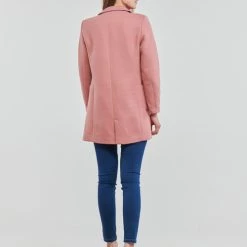 Vêtements Femme Manteaux Only ONLBAKER Rose 10 Vêtements Femme Manteaux Only ONLBAKER Rose -Manteaux Soldes Magasin 21518279 500 D