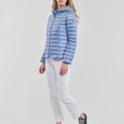 Vêtements Femme Doudounes JOTT CLOE Bleu -Manteaux Soldes Magasin 22359029 500 C