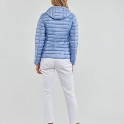 Vêtements Femme Doudounes JOTT CLOE Bleu -Manteaux Soldes Magasin 22359029 500 D