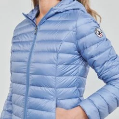 Vêtements Femme Doudounes JOTT CLOE Bleu -Manteaux Soldes Magasin 22359029 500 E