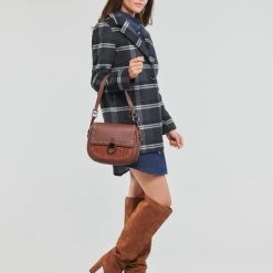 Vêtements Femme Manteaux Les Petites Bombes CELINE Noir / Gris -Manteaux Soldes Magasin 22475284 500 C