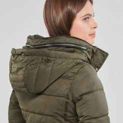 Vêtements Femme Doudounes Betty London MALETIME Kaki -Manteaux Soldes Magasin 22524289 500 E