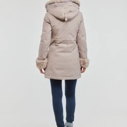 Vêtements Femme Doudounes Betty London MARCILIE Beige -Manteaux Soldes Magasin 22524290 500 D