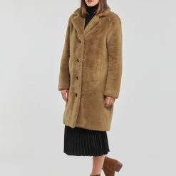 Vêtements Femme Manteaux Oakwood CYBER Marron -Manteaux Soldes Magasin 22543896 500 C