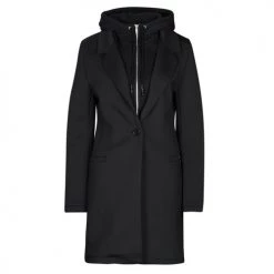 Vêtements Femme Manteaux Ikks BP44365 Noir -Manteaux Soldes Magasin 22544773 500 A
