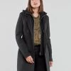 Vêtements Femme Manteaux Ikks BP44365 Noir -Manteaux Soldes Magasin 22544773 500 B