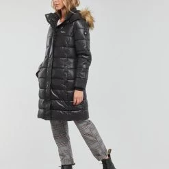Vêtements Femme Doudounes Pepe jeans ANJA Noir -Manteaux Soldes Magasin 22576378 500 C