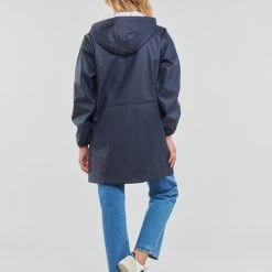 Vêtements Femme Parkas Petit Bateau CAHINI Marine -Manteaux Soldes Magasin 22576442 500 D