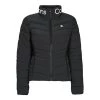 Vêtements Femme Doudounes Calvin Klein Jeans LOGO COLLAR LW PADDED JACKET Noir -Manteaux Soldes Magasin 22580130 500 A