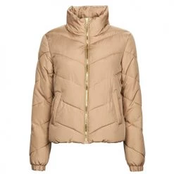 Vêtements Femme Doudounes JDY JDYFINNO SHORT PADDED JACKET OTW HAB Beige