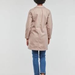 Vêtements Femme Manteaux JDY JDYHARMONY KNIT JACKET OTW ZHS Beige -Manteaux Soldes Magasin 22580319 500 D