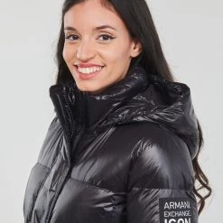 Vêtements Femme Doudounes Armani Exchange 8NYK50-YNYNZ Noir 11 Vêtements Femme Doudounes Armani Exchange 8NYK50-YNYNZ Noir -Manteaux Soldes Magasin 22642722 500 E