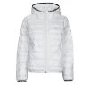 Vêtements Femme Doudounes Tommy Jeans TJW QUILTED TAPE HOODED JACKET Blanc