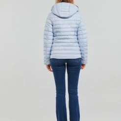 Vêtements Femme Doudounes Tommy Hilfiger TH ESS LW DOWN JKT Bleu Ciel -Manteaux Soldes Magasin 22654350 500 D