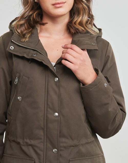 Vêtements Femme Parkas Volcom WALK ON BY 5K PARKA Marron 7 Vêtements Femme Parkas Volcom WALK ON BY 5K PARKA Marron – Image 5