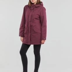 Vêtements Femme Parkas Volcom LESS IS MORE 5K PARKA Bordeaux -Manteaux Soldes Magasin 22753949 500 C
