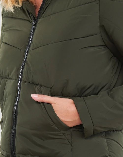 Vêtements Femme Doudounes Noisy May NMDALCON Kaki 7 Vêtements Femme Doudounes Noisy May NMDALCON Kaki – Image 5