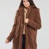 Vêtements Femme Manteaux Noisy May NMGABI Marron -Manteaux Soldes Magasin 22780144 500 B