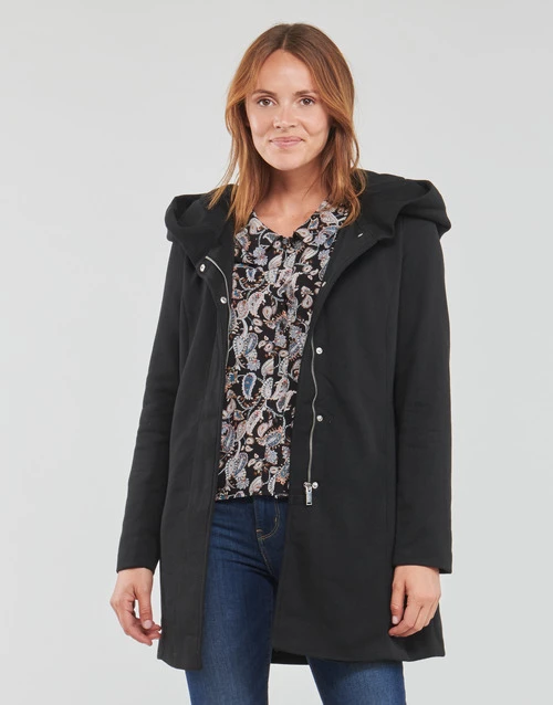 Vêtements Femme Manteaux Vero Moda VMVERODONA Noir 3 Vêtements Femme Manteaux Vero Moda VMVERODONA Noir