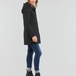 Vêtements Femme Manteaux Vero Moda VMVERODONA Noir 9 Vêtements Femme Manteaux Vero Moda VMVERODONA Noir -Manteaux Soldes Magasin 22790824 500 C