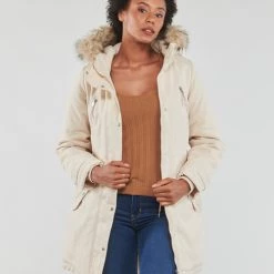 Vêtements Femme Parkas Vero Moda VMTRACK Ecru