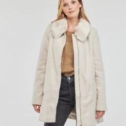 Vêtements Femme Manteaux Vero Moda VMMOLLYMY Ecru