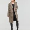 Vêtements Femme Manteaux Vero Moda VMBLAST Taupe -Manteaux Soldes Magasin 22790857 500 B