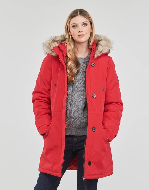 Vêtements Femme Parkas Vero Moda VMSTORM Rouge 3 Vêtements Femme Parkas Vero Moda VMSTORM Rouge