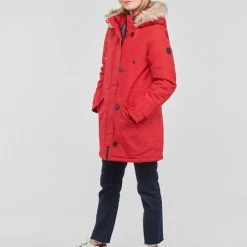 Vêtements Femme Parkas Vero Moda VMSTORM Rouge 9 Vêtements Femme Parkas Vero Moda VMSTORM Rouge -Manteaux Soldes Magasin 22790871 500 C