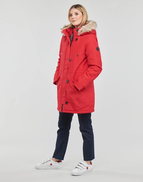 Vêtements Femme Parkas Vero Moda VMSTORM Rouge 5 Vêtements Femme Parkas Vero Moda VMSTORM Rouge – Image 3