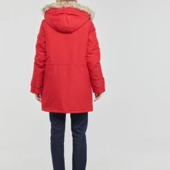Vêtements Femme Parkas Vero Moda VMSTORM Rouge 10 Vêtements Femme Parkas Vero Moda VMSTORM Rouge -Manteaux Soldes Magasin 22790871 500 D