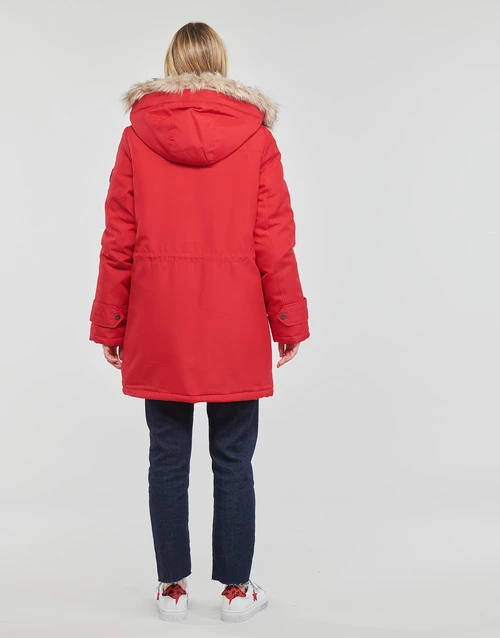 Vêtements Femme Parkas Vero Moda VMSTORM Rouge 6 Vêtements Femme Parkas Vero Moda VMSTORM Rouge – Image 4