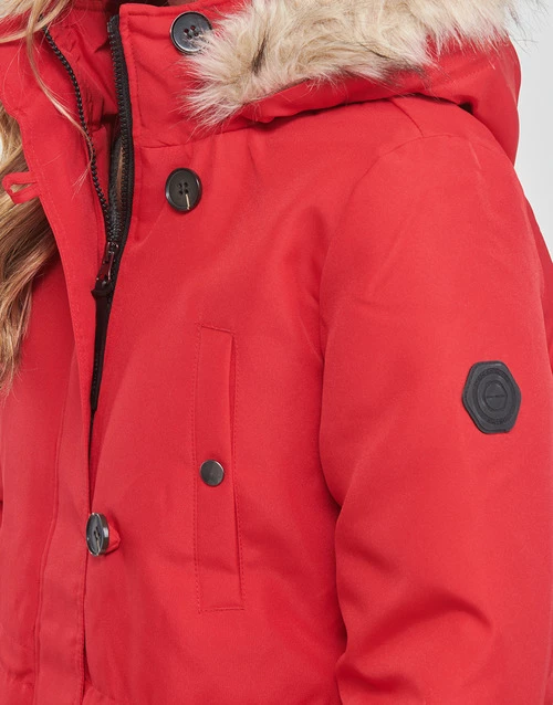 Vêtements Femme Parkas Vero Moda VMSTORM Rouge 7 Vêtements Femme Parkas Vero Moda VMSTORM Rouge – Image 5