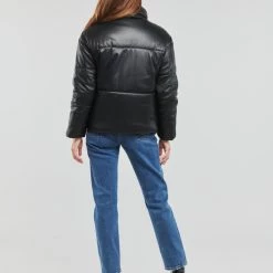 Vêtements Femme Doudounes Liu Jo WF2175 Noir -Manteaux Soldes Magasin 22795564 500 D