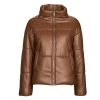 Vêtements Femme Doudounes Liu Jo WF2175 Cognac -Manteaux Soldes Magasin 22795565 500 A