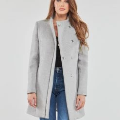 VĂȘtements Femme Manteaux Morgan GATIA Gris