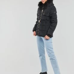 Vêtements Femme Doudounes Geographical Norway DIAMENTERA Noir -Manteaux Soldes Magasin 22796288 500 C