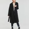 Vêtements Femme Manteaux Vila VIPOKO LONG BELT COAT Noir
