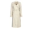 Vêtements Femme Trenchs Guess STEFANIA Beige -Manteaux Soldes Magasin 22798795 500 A